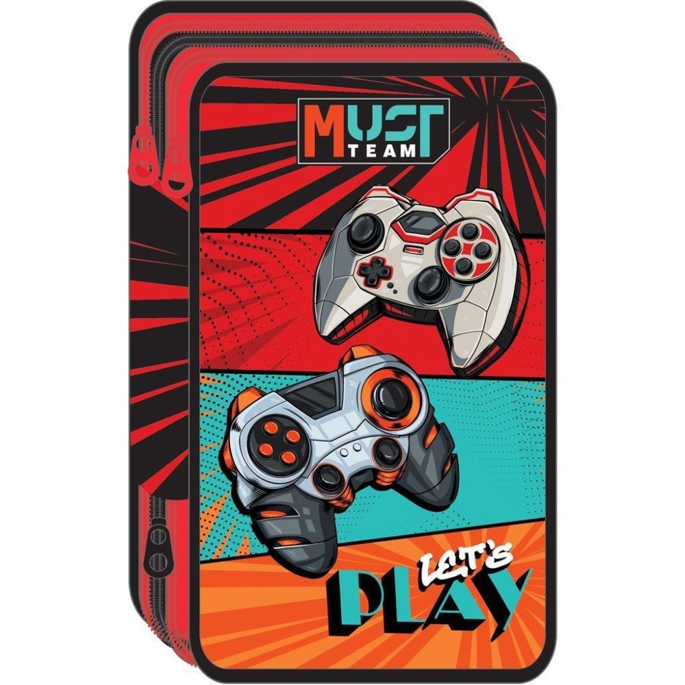 Κασετίνα Γεμάτη Τριπλή Let's Play, Must